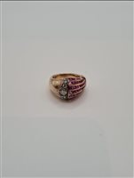 Anello Soma Gioielli Donna Anello in oro rubini e diamanti in Oro Rubino 2.00 Ct BOS AN OR/RU/BR - BOS AN OR/RU/BR
